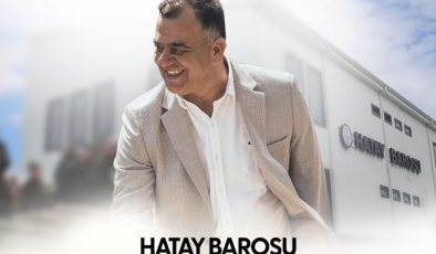 HATAY BARO BAŞKANI HATAY TUT OLDU!