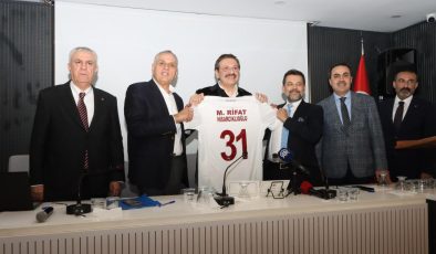 HİSARCIKLIOĞLU: HATAY’IN İNŞASINDA BİZ DE VARIZ